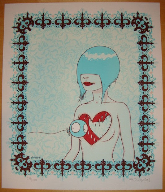 2009 Look Out Mr Wiggles - Art Print by Tara McPherson