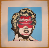 2010 Marilyn Campbell - Reverse Silkscreen Art Print by Rene Gagnon