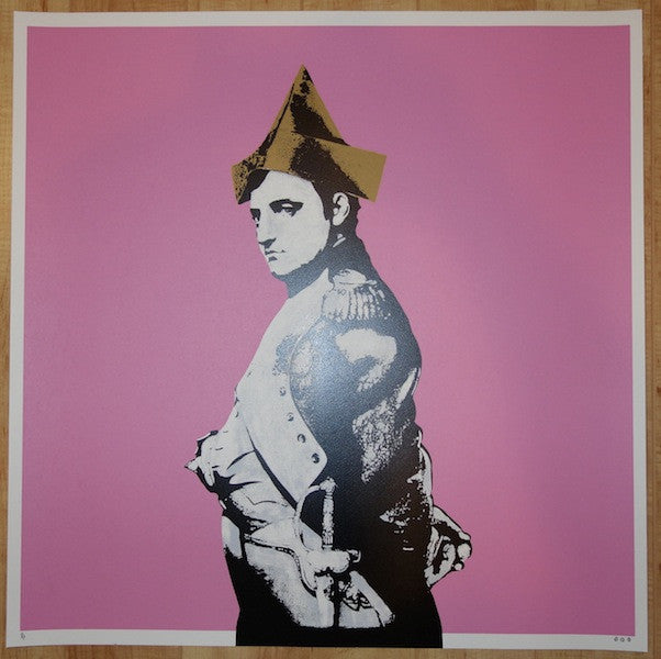 2013 Napoleon - Pink Silkscreen Art Print by Dot Dot Dot