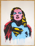 2010 Super Marilyn - Silkscreen Art Print by Rene Gagnon