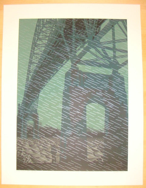 2007 Underneath The Bridge - Silkscreen Art Print by Dan McCarthy