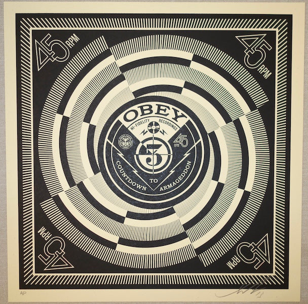 2014 Countdown to Armageddon - Silkscreen Art Print by Shepard Fairey