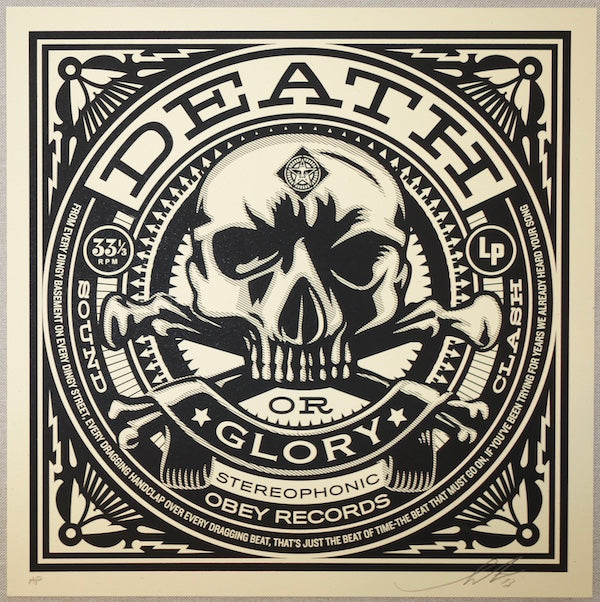 2014 Death or Glory - Silkscreen Art Print by Shepard Fairey