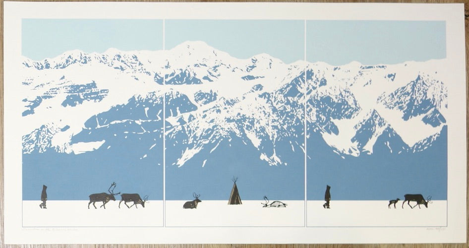 2007 Ecosystem of the Siberian Tundra - Silkscreen Art Print by Dan McCarthy