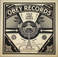 2014 Gold Label - Silkscreen Art Print by Shepard Fairey
