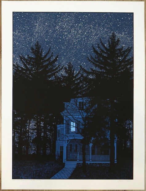 2008 The Haunted Fish Tank - Silkscreen Art Print by Dan McCarthy