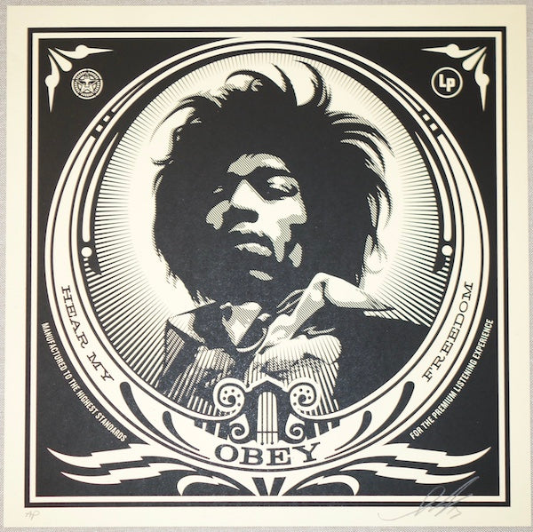 2014 Hear My Freedom - Silkscreen Art Print by Shepard Fairey