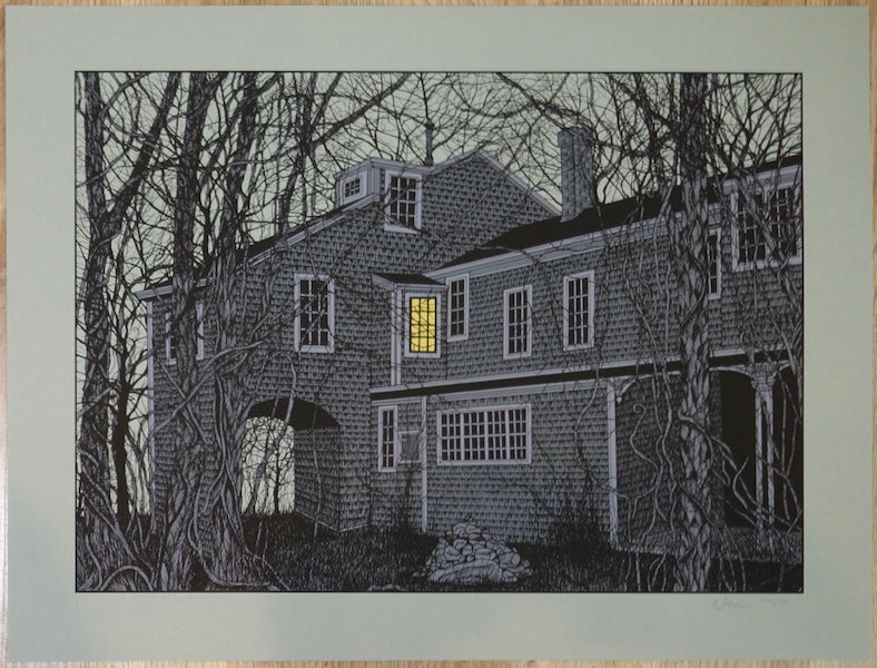 2008 The House of Edward Gorey - Silkscreen Art Print by Dan McCarthy