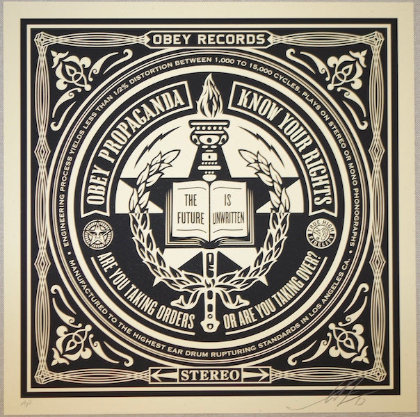 2014 Know Your Rights - Silkscreen Art Print by Shepard Fairey
