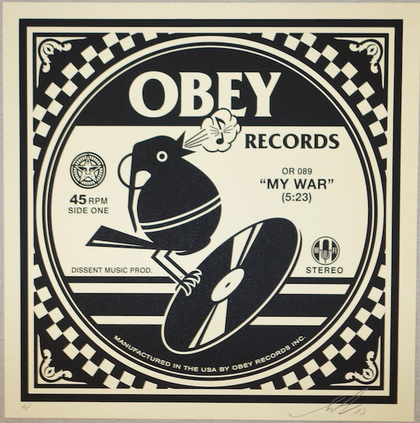 2014 My War - Silkscreen Art Print by Shepard Fairey