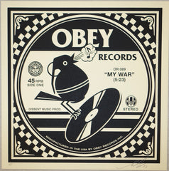 2014 My War - Silkscreen Art Print by Shepard Fairey
