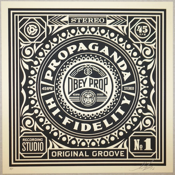 2014 Original Groove - Silkscreen Art Print by Shepard Fairey