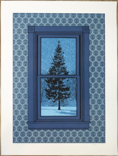 2009 Outside My Window - Silkscreen Art Print by Dan McCarthy
