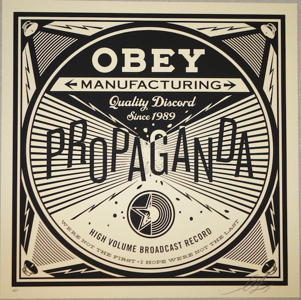 2014 Quality Discord - Silkscreen Art Print by Shepard Fairey