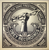 2014 Sonic Firestorm - Silkscreen Art Print by Shepard Fairey