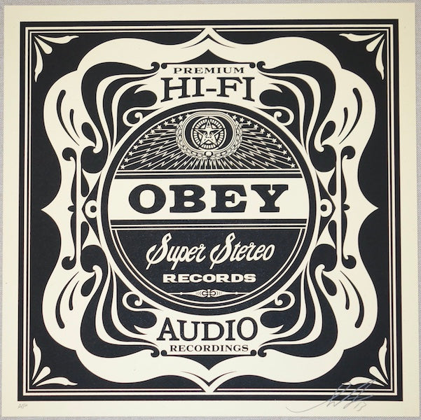 2014 Super Stereo - Silkscreen Art Print by Shepard Fairey