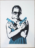 2009 Always in Season Blue Steel - Silkscreen Art Print by Rene Gagnon