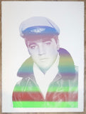 2016 Crazy About Elvis - Split Fountain Silkscreen Art Print by Tim Oliveira
