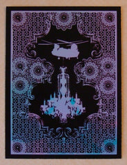 2011 MMXI - Silkscreen Mini Art Print by Static