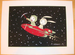 2006 Ace & Ion Go Space Mining - Art Print by Tara McPherson