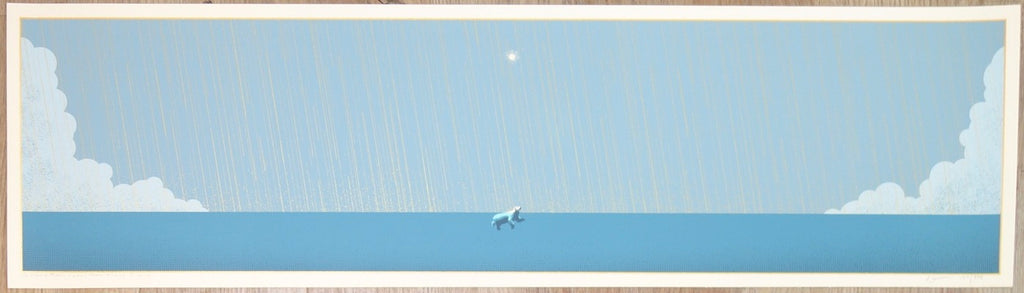 2017 A Hard Rain - Ursus Maritimus Silkscreen Art Print by Dan McCarthy