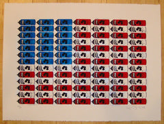 2008 American Artillery - Silkscreen Art Print by Rene Gagnon
