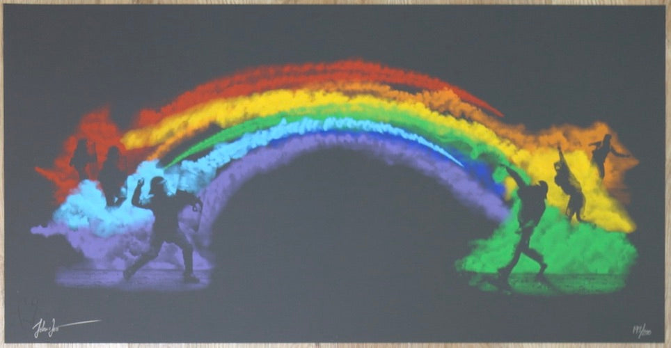 2013 Battle in Vain - Silkscreen Art Print by John Doe