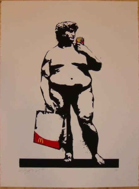 2010 Big Dave - Silkscreen Art Print by Rene Gagnon