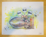 2013 Blah - Giclee Art Print by Lora Zombie