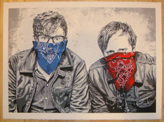 2012 The Black Keys - LA Silkscreen Art Print by Mr. Brainwash