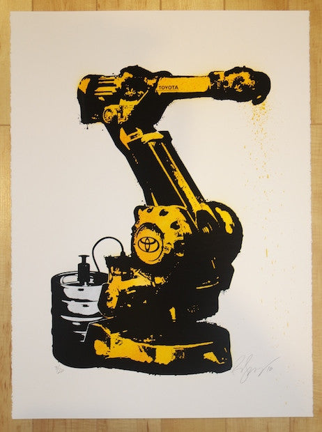 2010 Break Time - Silkscreen Art Print by Rene Gagnon