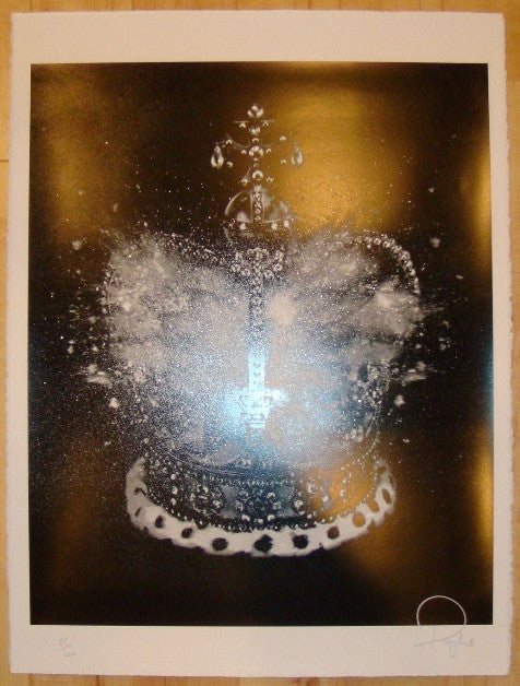 2010 Crown - Silkscreen Art Print by Prefab