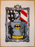 2011 Dark Knight Obama - Silkscreen Art Print by Rene Gagnon