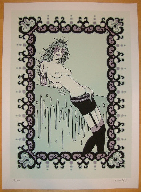 2007 Death Metal Girl - Silkscreen Art Print by Tara McPherson