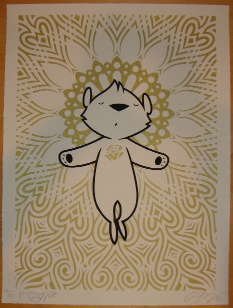 2012 Dignity Bear Rising - Art Print by Yerena & Lumbang