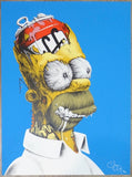 2013 D'oh! - Blue Silkscreen Art Print by PEZ (Pierre Yves Riveau)