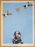 2015 Duck Hunt - Sky Blue Art Print by European Bob