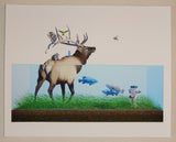 2011 Evacuation I - Giclee Art Print by Josh Keyes