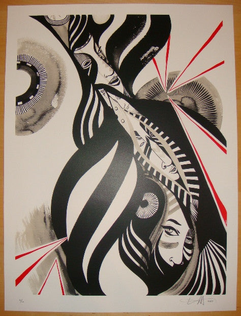 2010 From Every Angle - Silkscreen Art Print by Lucy McLauchlan