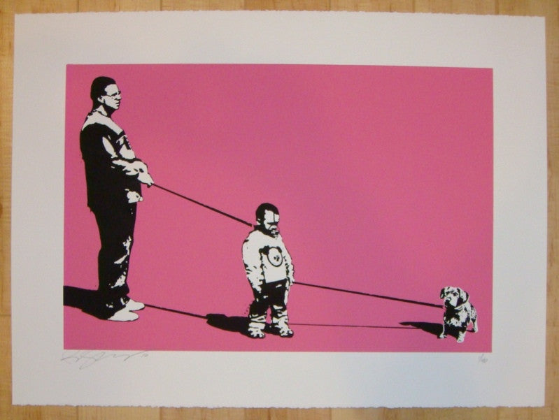 2010 Garanimal Cruelty - Silkscreen Art Print by Rene Gagnon