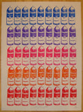 2010 Graffiti Soup - Multicolor Ink Stamp Print by Rene Gagnon