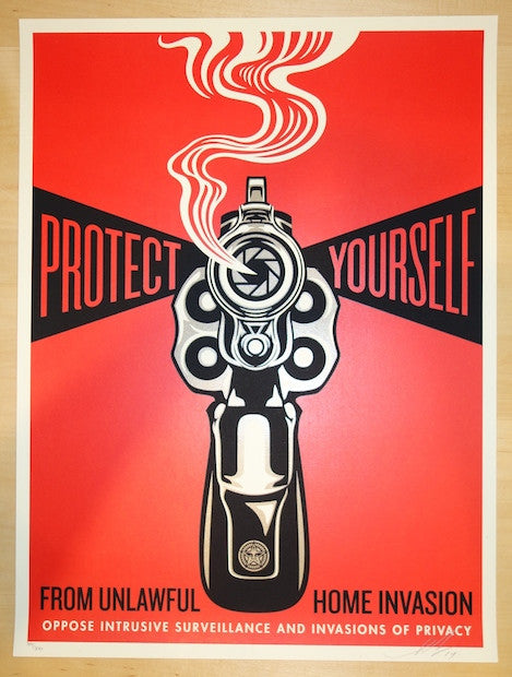 2014 Home Invasion 1 - Silkscreen Art Print by Shepard Fairey