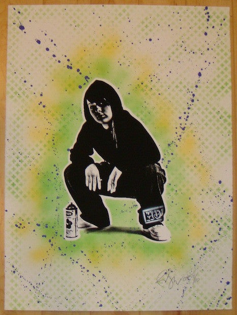 2009 Hood Print #4 - Silkscreen Art Print by Rene Gagnon