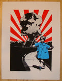 2011 The Last Blue Dress - Silkscreen Art Print by Rene Gagnon