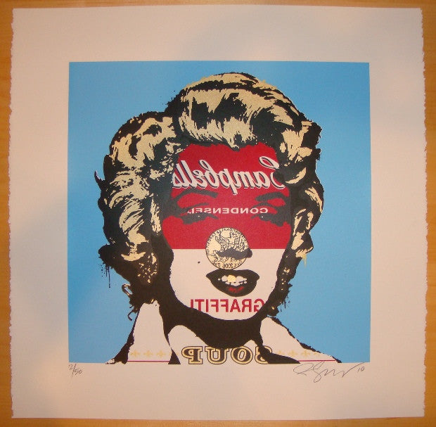 2010 Marilyn Campbell - Reverse Silkscreen Art Print by Rene Gagnon