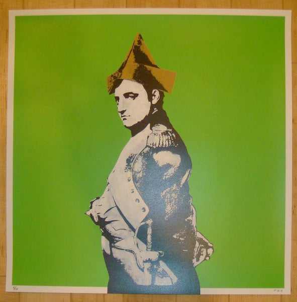 2013 Napoleon - Lime Silkscreen Art Print by Dot Dot Dot