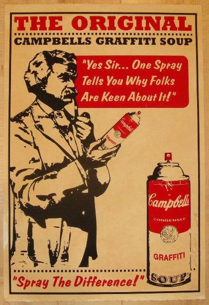 2010 Original Campbells Soup -  Mark Twain Print by Rene Gagnon