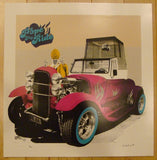 2010 Pope My Ride - Pink Silkscreen Art Print by Static