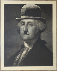 2018 President's Day - Chaplin Silkscreen Art Print by Mr. Brainwash