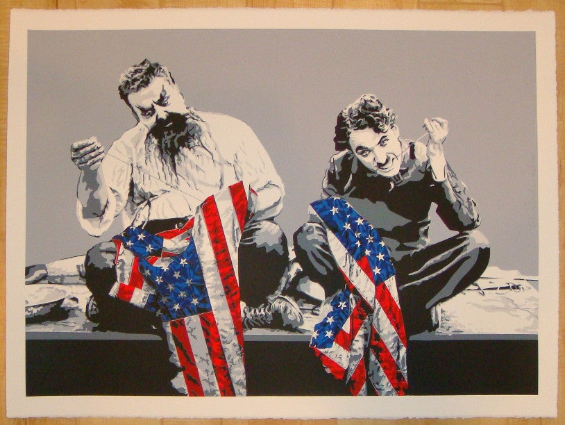 2010 Recovery Plan - Silkscreen Art Print by Mr. Brainwash